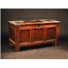 Image 1 : A William and Mary oak coffer, the three p...