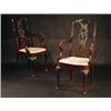 Image 1 : A set of eight mahogany dining chairs in t...