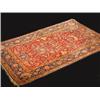 Image 1 : A Kashan wool rug, the wine red field exte...