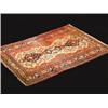 Image 1 : A Sarouk wool rug, the central ivory field...