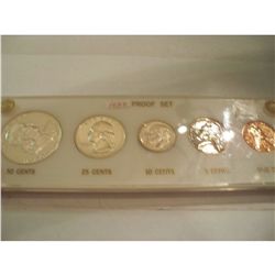 1959 US Silver Proof Set W/Franklin Half Dollar