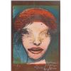 Image 1 : Leonel Gongora, Portrait of a Woman with Red Hat, Lithograph