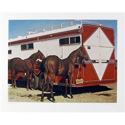 Richard McLean, Fillys with Trailer, Lithograph