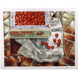 Sandra Lawrence, Cherries, Lithograph