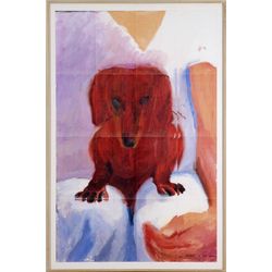 David Hockney, Portrait of Stanley, 16 piece Photocopy Assemblage