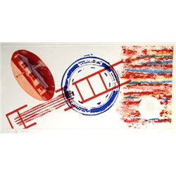 James Rosenquist, Cliff Hanger, Etching and Aquatint