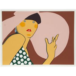 Kiki Kogelnik, Lady with Hat, Serigraph