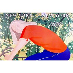 Alex Katz, New York, Bicycling in Central Park, Poster