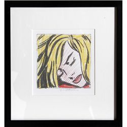Roy Lichtenstein, Sleeping Girl, Poster