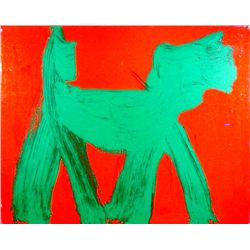 Peter Mayer, Dog Painting 6, Painting