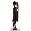 Image 1 : African Tall Bird Figure, Carved Wood and Paint