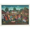 Image 1 : Ivan Generalic, Village Dance, Serigraph