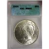 Image 1 : 1923 PEACE SILVER DOLLAR ICG MS64