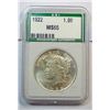 Image 1 : 1922 PEACE DOLLAR ANI MS-65