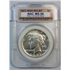 Image 1 : 1921 HIGH RELIEF PEACE DOLLAR