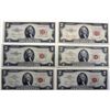 Image 1 : 3 1953 and 3 1963 $2 notes  AU