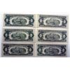 Image 2 : 3 1953 and 3 1963 $2 notes  AU