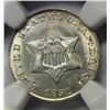 Image 2 : 1851 3 cent silver  NGC UNC cleaned