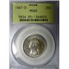 Image 7 : 1947D Washington quarter  PCGS65