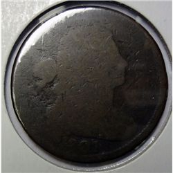 1807 large penny  solid date  G/AG