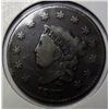 Image 1 : 1827 large penny  Fine
