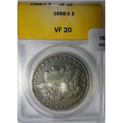 1888S Morgan $  ANACS20