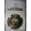 Image 1 : 1973 Ike $  NGC65  PCGS price guide = $90