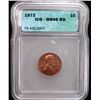 Image 1 : 1972/72 DOUBLED DIE OBVERSE LINCOLN CENT, ICG MS66 RED NICE, RARE! FS-101