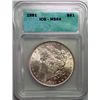 Image 1 : 1891 MORGAN DOLLAR ICG MS-64 NICE!