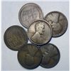Image 1 : 6 1914S Lincoln pennys   3G  2 VG  1 Fine