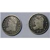 Image 1 : 2  1834 Bust half dimes  F