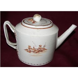 Chinese Export Tea Pot
