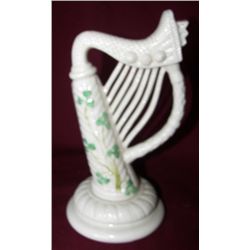 Irish Beelleek Shamrockware Harp
