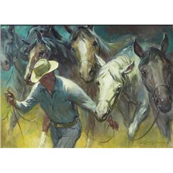 Oil on Canvas by Reynold Brown
