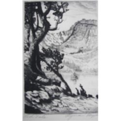 Lyman Byxbe Etching