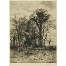 Peter Moran Etching