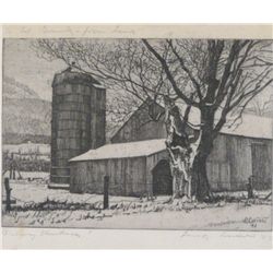 Luigi Lucioni Etching