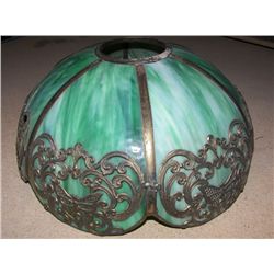 Bradley and Hubbard Style Bent Glass Shade