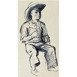 Boardman Robinson Ink Drawing