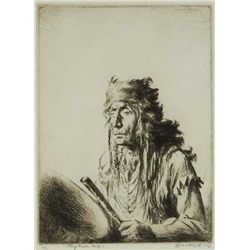 Levon West Etching