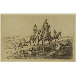 Edward Borein Etching