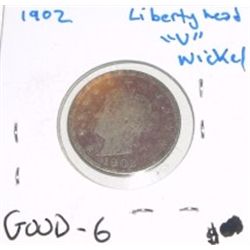 1902 Liberty Head "V" Nickel *GOOD-6 CONDITION*!!