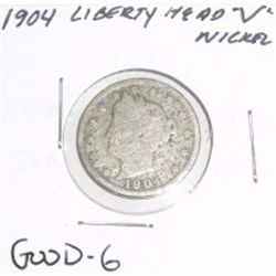 1904 Liberty Head "V" Nickel *GOOD-6 CONDITION*!!