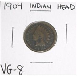 1904 Indian Head Penny *VERY GOOD-8 GRADE*!!!