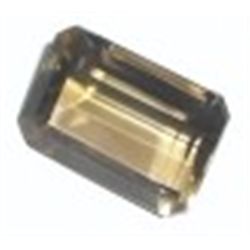 6.75 ct Natural Smoky Topaz Emerald Cut & Faceted *BETTER GRADE*!!!