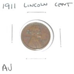 1911 Lincoln Cent *AU GRADE*!!
