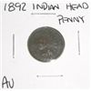 Image 1 : 1892 Indian Head Penny *RARE AU HIGH GRADE - NICE COIN*!!