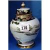 Image 1 : A Noritake hand painted 22ct Gold ginger jar