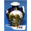 Image 1 : A c1820, miniature, hand painted Derby vase,