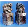 Image 1 : A pair of c1900, Soapstone Oriental dog of FO